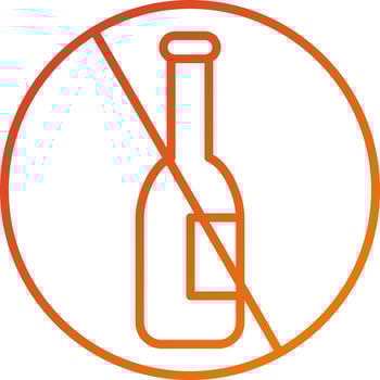 Alcohol Addiction Icon Style vector