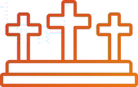 Golgotha Icon Style vector