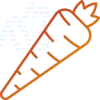 Carrot Icon Style vector