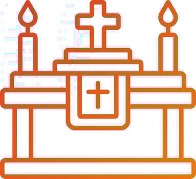 Altar Icon Style vector