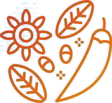 Spices Icon Style vector