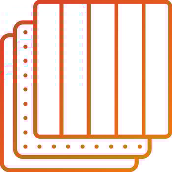Fabric Layers Icon Style vector