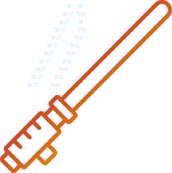 Light Saber Icon Style vector