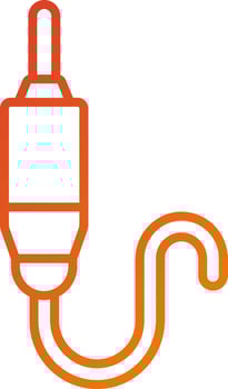 Mini Jack Icon Style vector