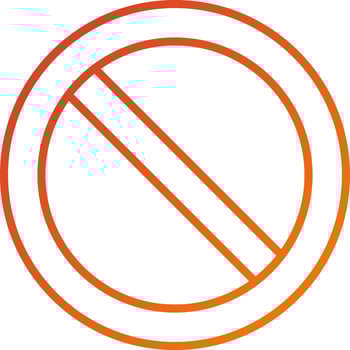 Banned Icon Style vector