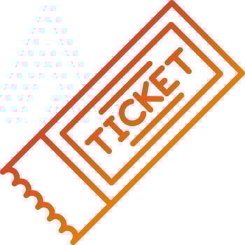 Get Ticket Icon Style vector
