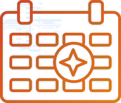 Events Icon Style vector
