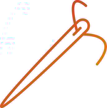 Needle Icon Style vector