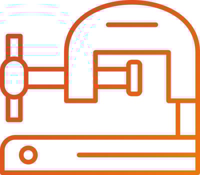 Vise Icon Style vector