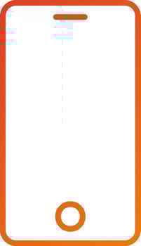 Smartphone Icon Style vector