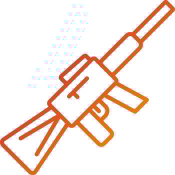 Rifle Icon Style vector
