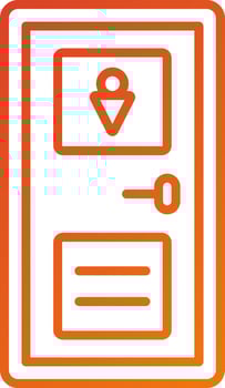 Toilet Icon Style vector
