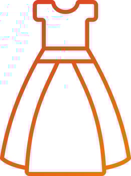 Dress Icon Style vector