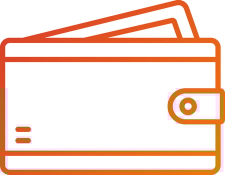 Wallet Icon Style vector