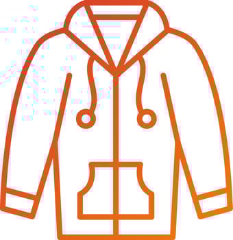 Hoodie Icon Style vector