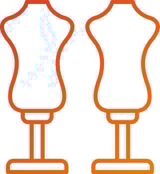 Mannequin Icon Style vector