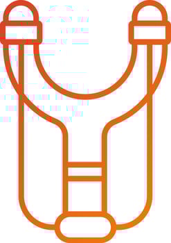 Catapult Icon Style vector