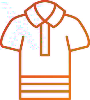 Polo Shirt Icon Style vector