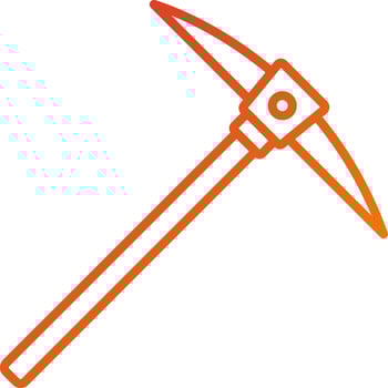 Pickaxe Icon Style vector