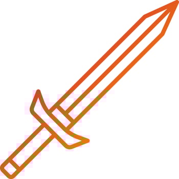 Sword Icon Style vector
