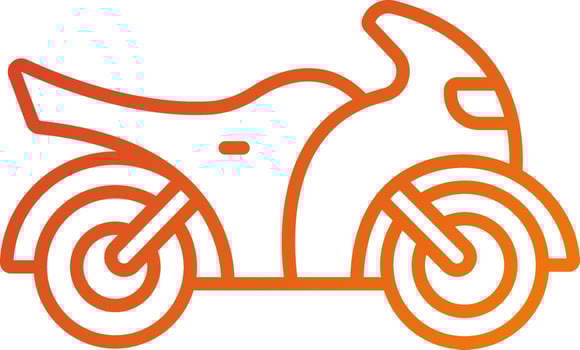 Motorbike Icon Style vector