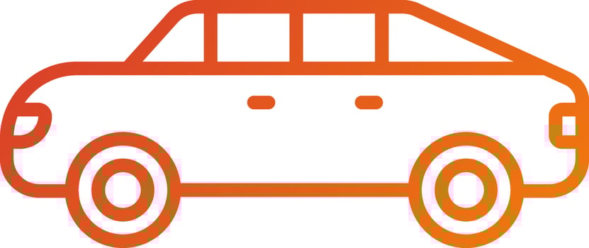 Limousine Icon Style vector
