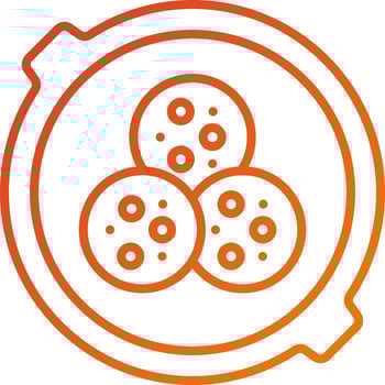 Falafel Icon Style vector