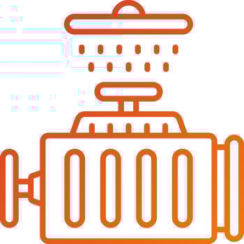 Engine Wash Icon Style vector