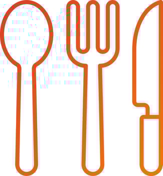 Kitchen Utensil Icon Style vector