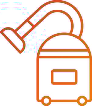 Vacuum Cleaner Icon Style vector