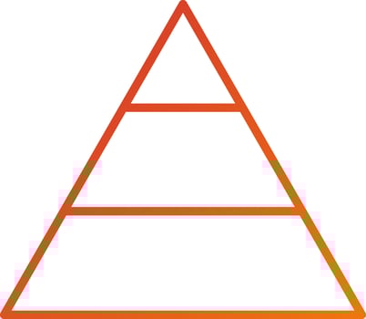 Pyramid Icon Style vector