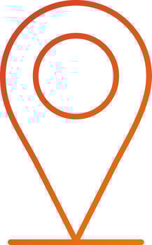 Current Location Icon Style vector
