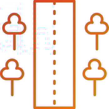 Roadside Icon Style vector