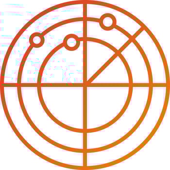 Radar Icon Style vector