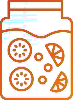 Infusion Drink Icon Style vector