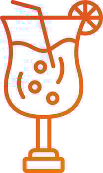 Cocktail Icon Style vector