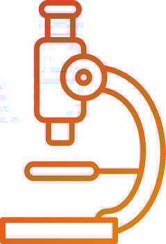 Microscope Icon Style vector