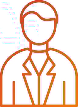 Scientist Icon Style vector