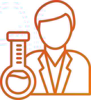 Chemist Icon Style vector