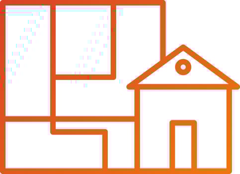 Architecture Icon Style vector