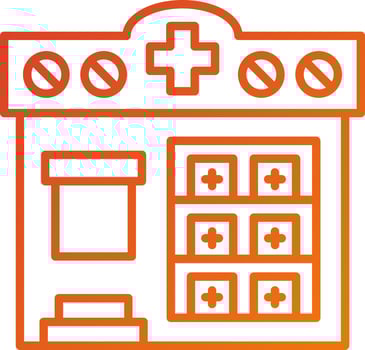 Pharmacy Icon Style vector