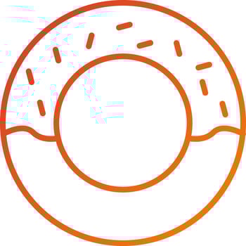 Donuts Icon Style vector