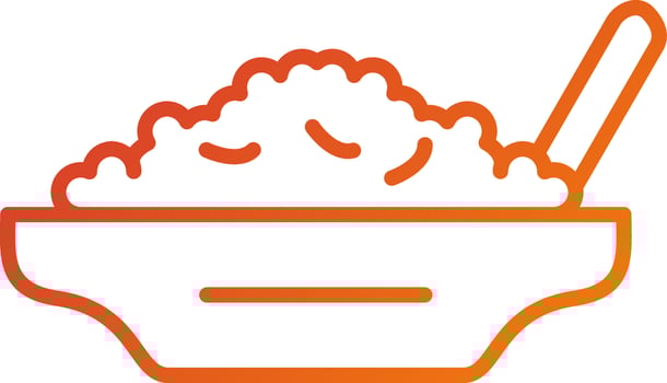 Rice Icon Style vector