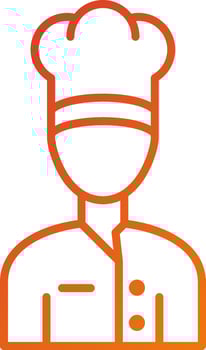 Chef Icon Style vector