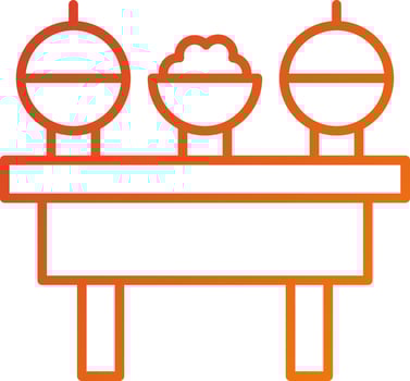 Buffet Icon Style vector