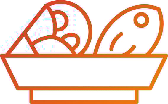 Lunch Icon Style vector