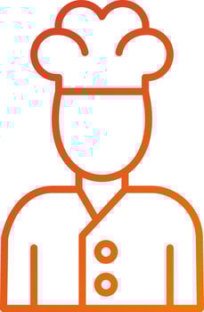 Chef Icon Style vector