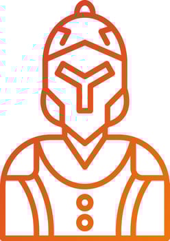 Knight Icon Style vector