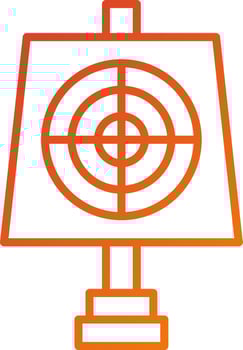 Target Icon Style vector