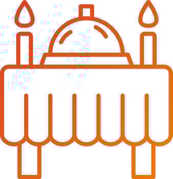 Dinner Icon Style vector